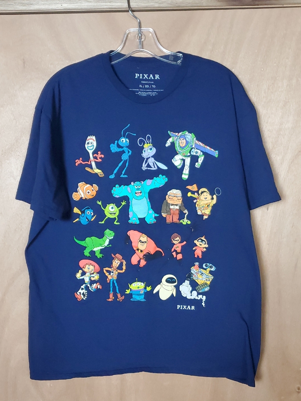 Pixar Character Short Sleeve Tee - Navy Blue
